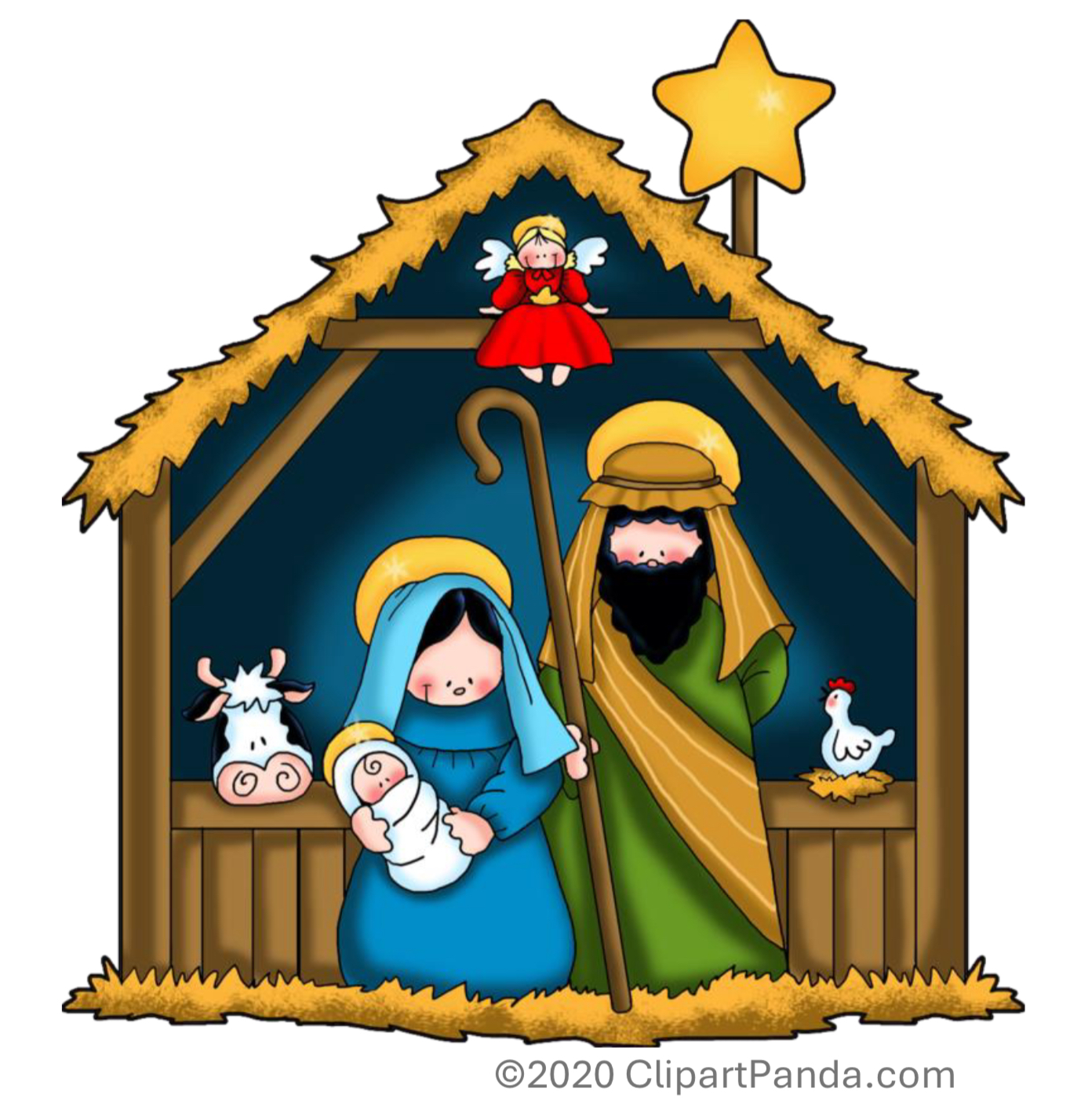 Komm, mach mit beim Kinderkrippenspiel