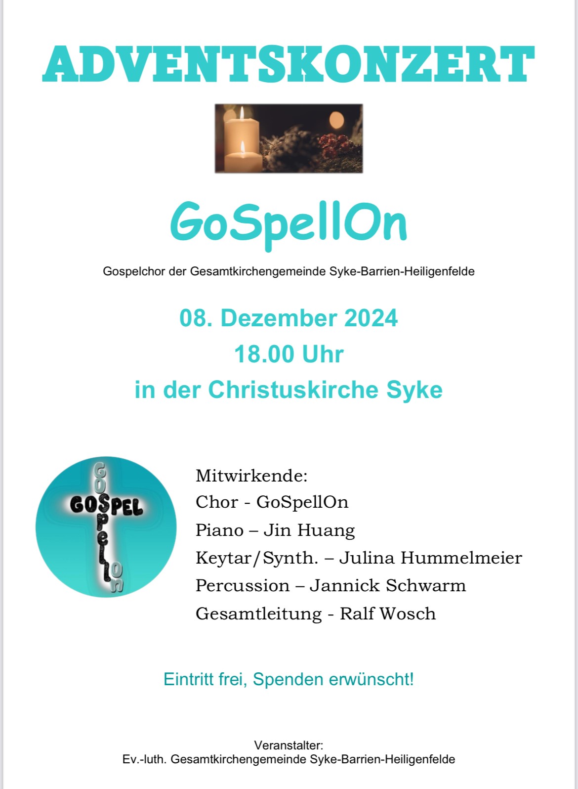 Adventskonzert GoSpellOn