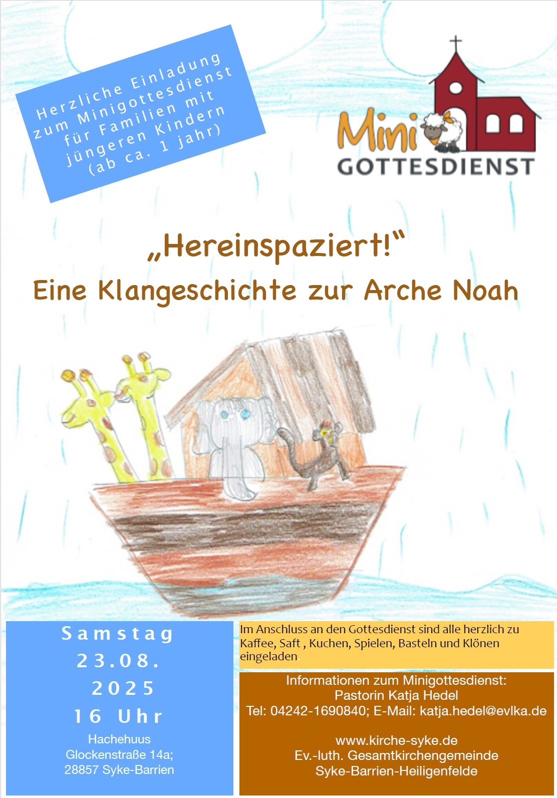 Einladung Minigottesdienst